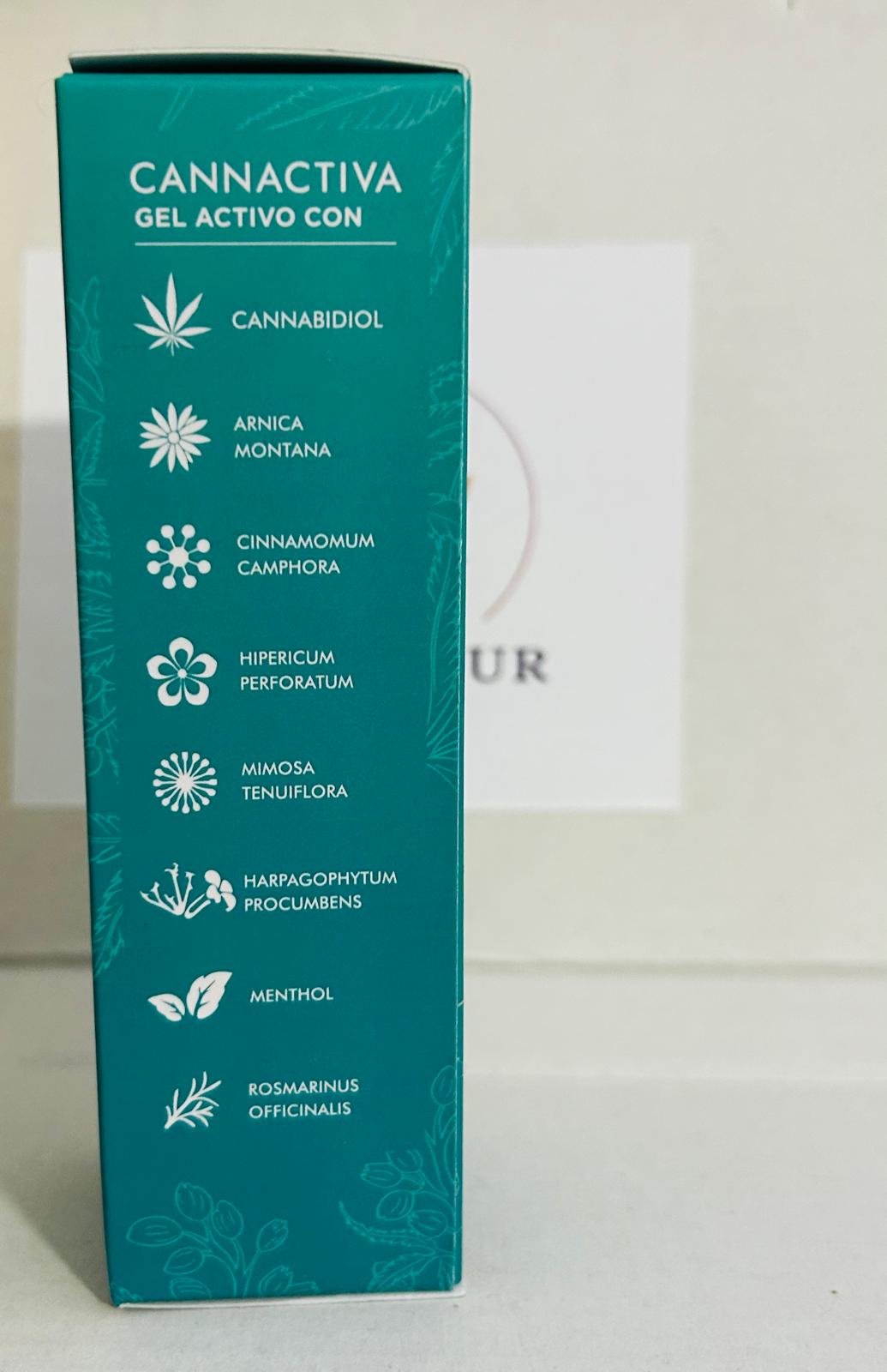 Cannactiva Gel Activo CBD 1000 mg | Efecto Calmante y Refrescante